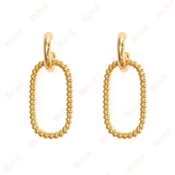 glam gold plated niche earrings